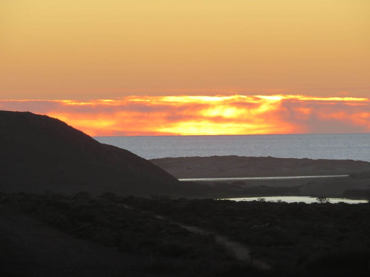 Pt Reyes sunset-Abbot Lagoon