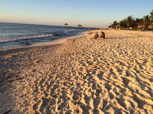 Cynthia/Mom on beach