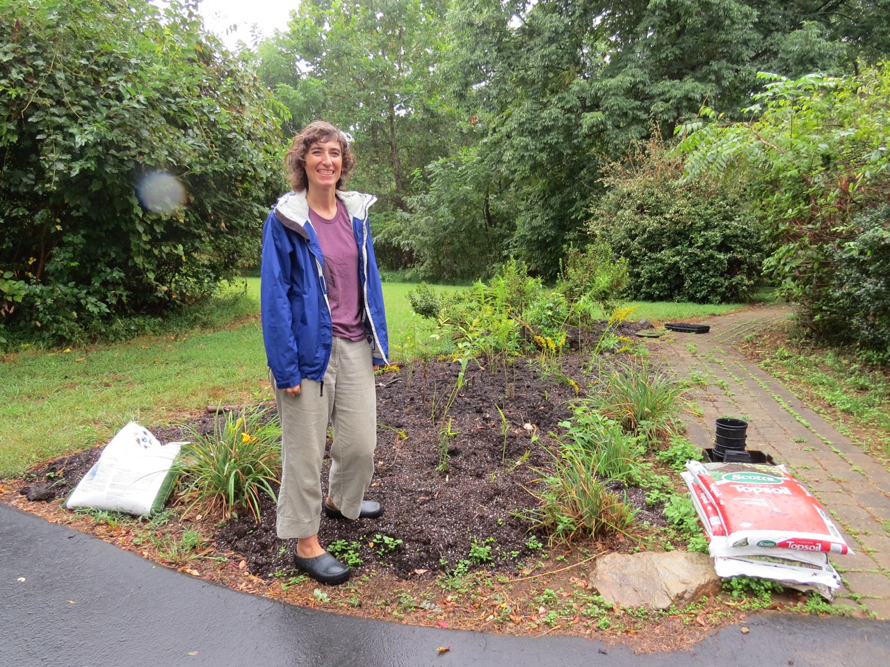 Nicole-monarch waystation garden